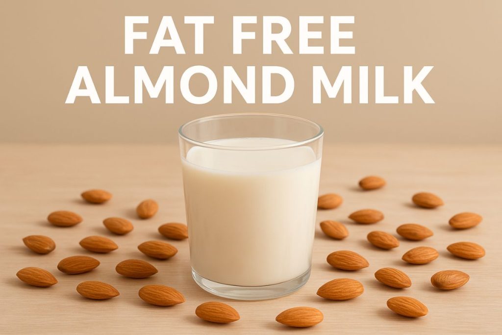 Fat Free Almond Milk: Low Fat Dairy Free Alternative